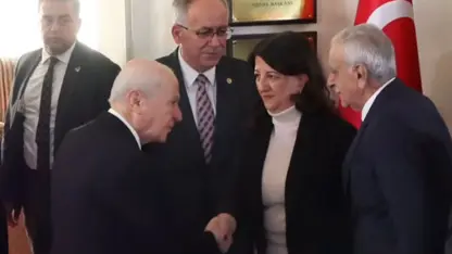 DEM Parti-Bahçeli görüşmesi sona erdi: Açıklama yapılmadı 