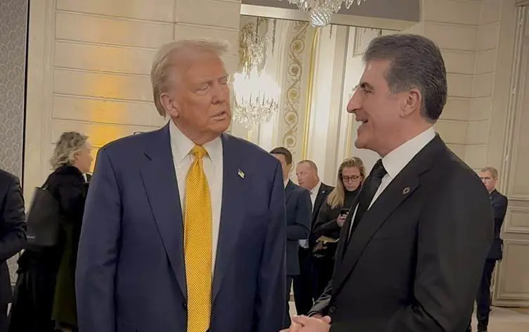 Serokê Herêma Kurdistanê Nêçîrvan Barzanî, Donald Trump pîroz kir
