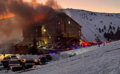 Bolu'da otel yangınında hayatını kaybedenlerin sayısı 66'ya yükseldi