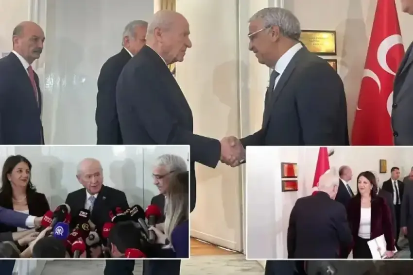 Bahçelî û Sandeya DEM Partiyê li Meclisê civiyan: "Qonaxa duyemîn dest pê kir"