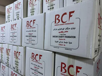 Barzani Yardım Vakfı, Çemçemal'daki selzedelere yardım ulaştırdı