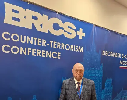 بەرەنگاربوونەوەی تیرۆر لە ڕۆژهەڵاتی ناوەڕاست و ئەفریقیا پێویستی بە هەوڵی هاوبەشی ووڵاتانی ئەندامی بریکس+ هەیە