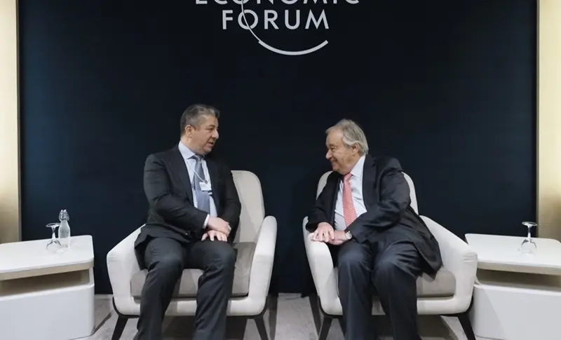 سەرۆکی حکوومەت لەگەڵ سکرتێری گشتی نەتەوە یەکگرتووەکان کۆبووەوە