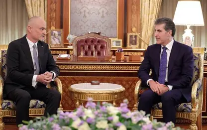 Nêçîrvan Barzanî û Maciej Zajdel civayan