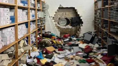 Bûyer li Almanyayê qewimî: Dîwar qul kirin û banke şêlandin