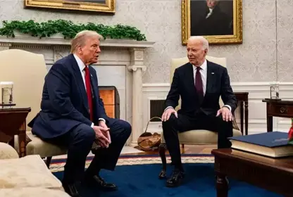 Joe Biden nameyek ji Donald Trump re şand