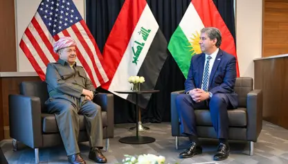 Serok Barzanî pêswazî li Michael Rigas kir