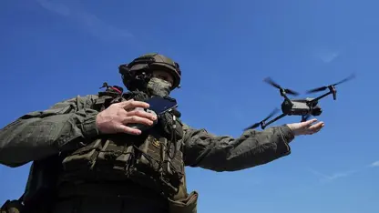 فڕۆکە بێفڕۆکەوانەکانی ڕووسیا هێڵەکانی دابین کردنی ڕۆبۆتی ئۆکراین لە نزیک گۆلیاپول لەناو دەبەن