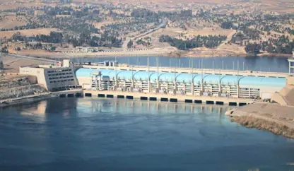 Tişrin Barajı’nda tehlikeli tırmanış