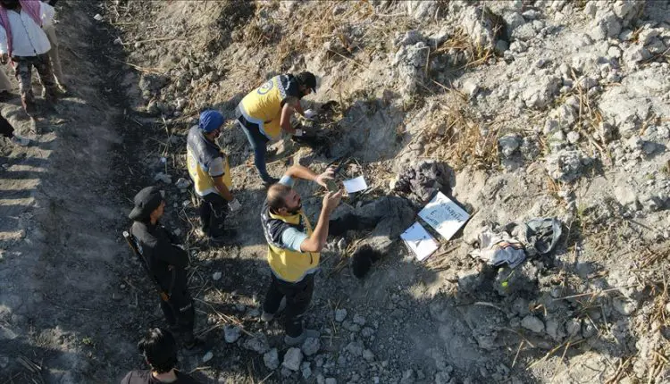 گۆڕێکی بەکۆمەڵ لە لادێی حەلەب دۆزرایەوە