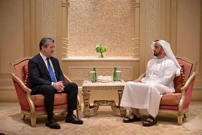 سەرۆکی حکوومەت لەگەڵ جێگری سەرۆک وەزیران و وەزیری ناوخۆی ئیمارات کۆبووەوە