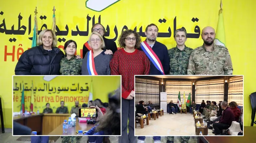 Sandên Îtalya û Fransayê serdana Rojavayê Kurdistanê kir