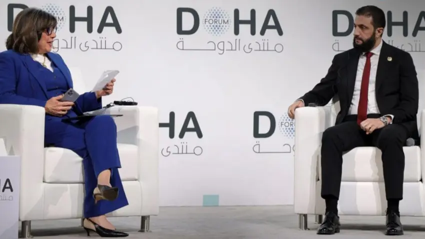 Doha'da konuşan Ahmed Şara: Kürtlerle birleşeceğiz