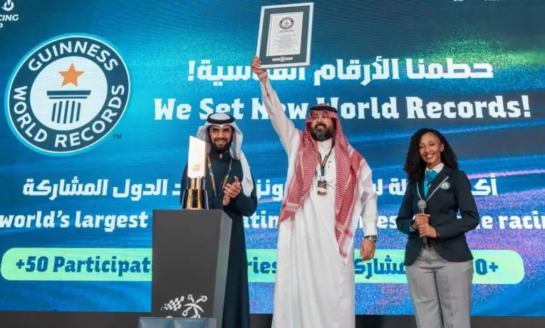 سەعوودیە دوای ئەنجامدانی مۆندیالی پێشبڕکێی فڕۆکەی بێفڕۆکەوان، ناوی چووە کتێبی گینس ەوە.