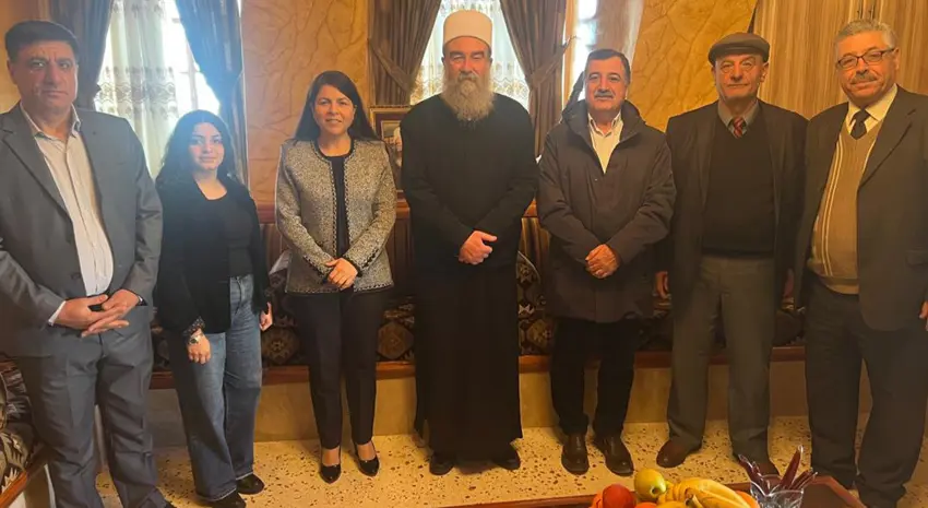 Sandeyeke MSDyê li Siwêdayê çû serdana rêberê durziyan