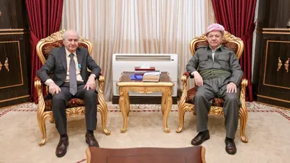 Serok Barzanî Dr. Resad Mîran ê xelatgirê Xelata Pûskîn pîroz kir