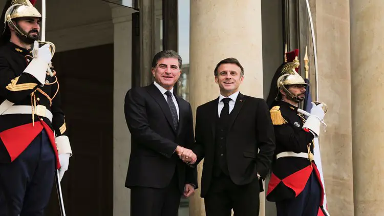 Neçirvan Barzani, Fransa Cumhurbaskani Macron ile telefonda görüstü