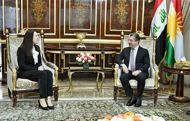 سەرۆکی حکوومەت پێشوازی کرد لە جێگری باڵیۆزی ئیتالیا