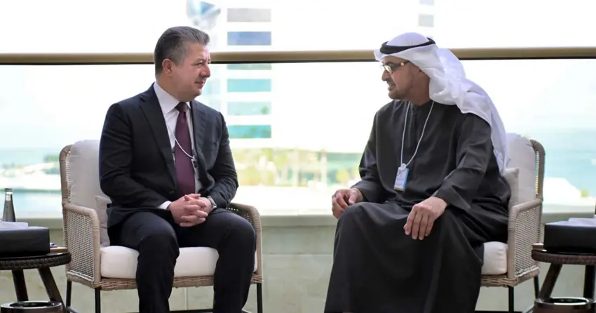 Mesrûr Barzanî li gel Serokê Îmaratê civiya