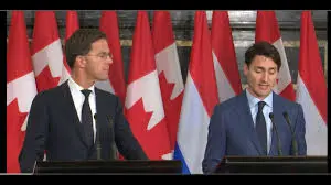 Sekreterê NATOyê Rutte li Brukselê serokwezîrê Kanadayê Trudeau kir mêvan