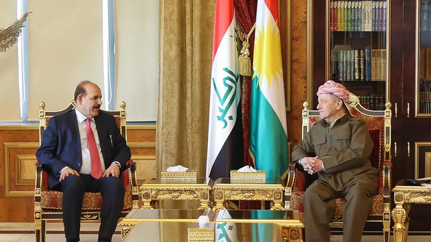 Serok Barzanî bi sanda Komîteya Asayîsa Nistimanî ya Iraqê re civiya