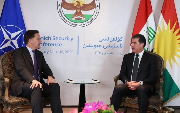Nêçîrvan Barzanî bi sekreterê gistî yê NATOê Mark Rutte re hevdîtinekî kir