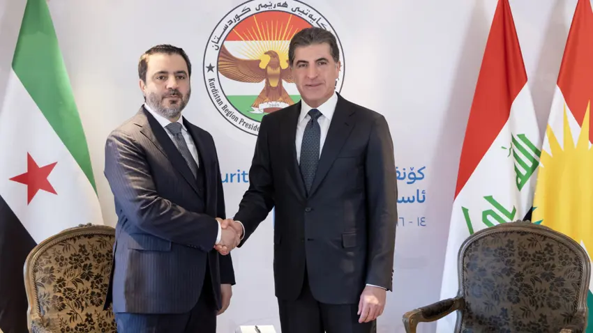 Neçirvan Barzani ve Esaad Seybani görüstü