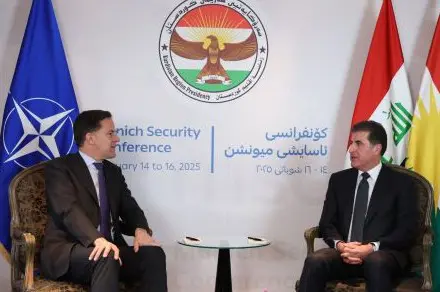 نێچیرڤان بارزانی لەگەڵ سکرتێری گشتی ناتۆ كۆبووه‌وه‌