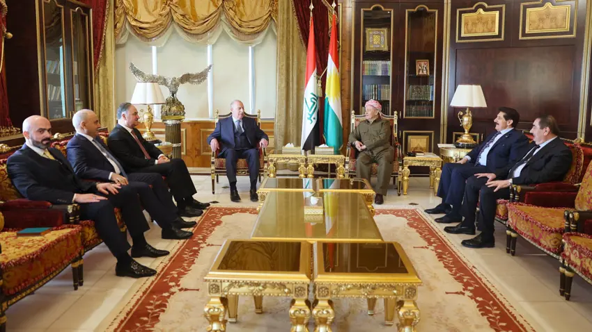 Mesud Barzani, Muttehidun Partisi heyetini kabul etti