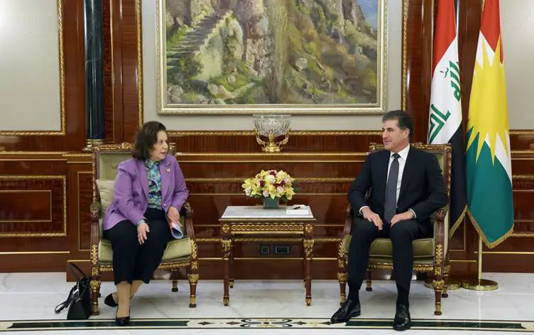 Neçirvan Barzani ve Türkiye Disisleri Bakan Yardimcisi görüstü