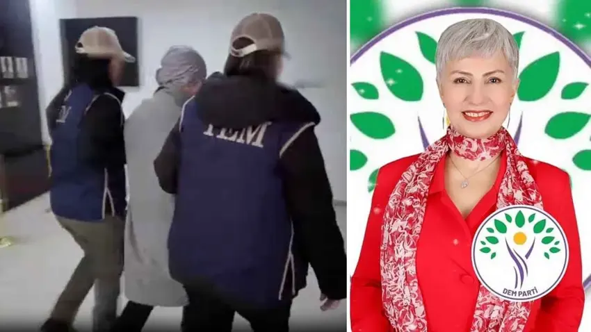 Seroka saxa DEM Partiyê ya Bajarê Ixdirê Alya Akkus xistin binçav