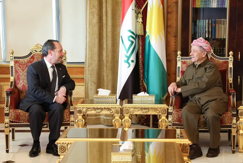 سەرۆك بارزانی پێشوازی لە جێگری باڵیۆزی ئەمریكا لە عێراق کرد