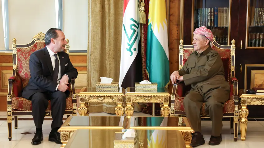 Mesud Barzani, ABD’nin Irak Büyükelçiligi Maslahatgüzari Rubinstein'i kabul etti