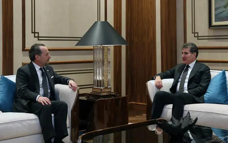 Nêçîrvan Barzanî bi maslahatguzarê DYAyê yê Iraqê hevdîtinekî kir