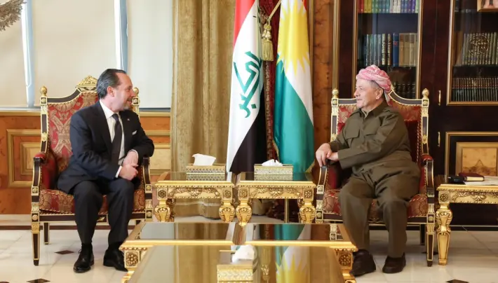 Serok Barzanî pêswaziya cîgirê Balyozê Amerîkayê yê li Iraqê kir