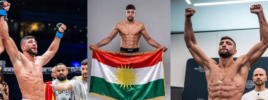 Kürt sporcu 'Bijî Kurd û Kurdistan' sözleriyle Avrupa şampiyonunu devirdi! 