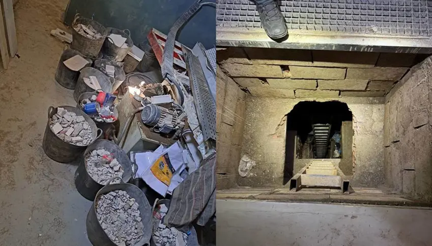 Di navbera du welatan de tunela tilyakê hate dîtin