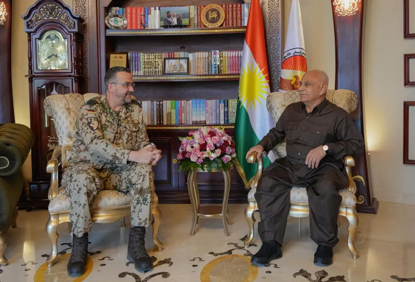 Cîgirê Serok li gel fermandarê Alman ê Koalîsyona Navdewletî civiya