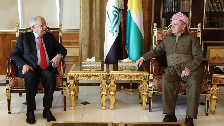 Barzani ve Mada Vakfı Başkanı Kerim bölgedeki siyasi durumu görüştü