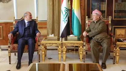 Mesud Barzani, Ahmed el-Carba'yı kabul etti