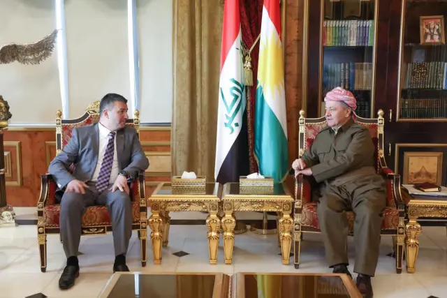 سەرۆك بارزانی پێشوازی لە شاندێكی هاوبەشی هەردوو ژووری بازرگانی كلدانی و ئاشووری ئەمریكی کرد