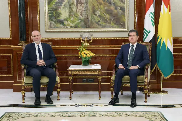 نێچیرڤان بارزانی سوپاسی باڵیۆزی بەریتانیای کرد