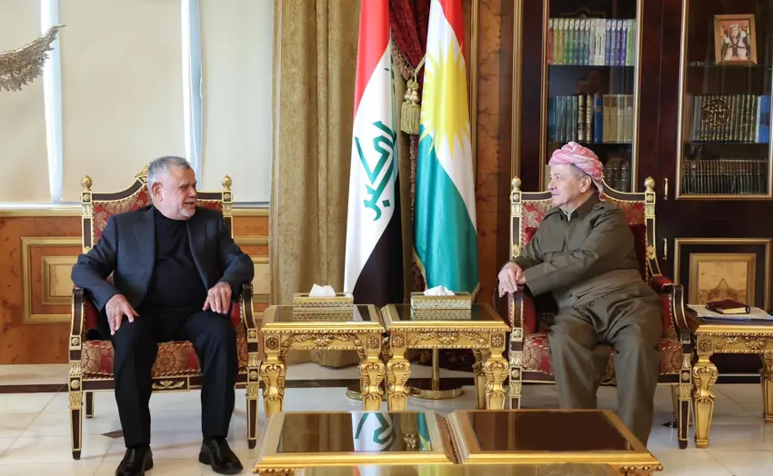 Baskan Barzani ve Amiri, Erbil-Bagdat arasindaki sorunlari görüstü
