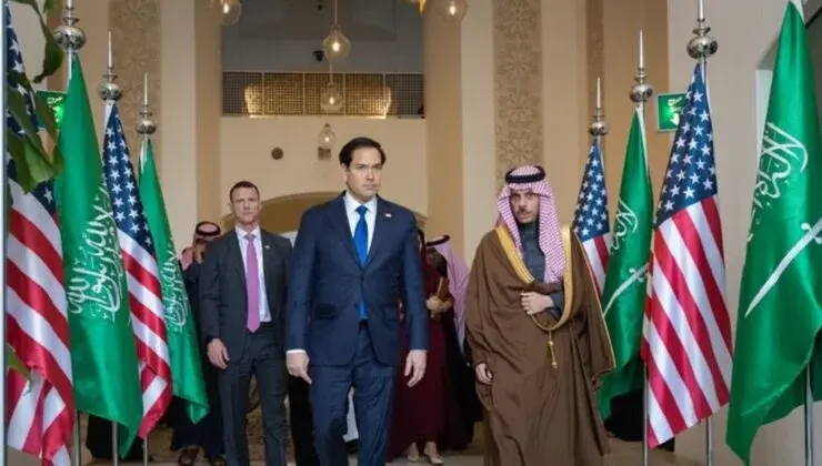 Wezîrê karên derve yê DYA Rubio, bi wezîrê bergiriya Erebistanê Selman re hevdîtin kir