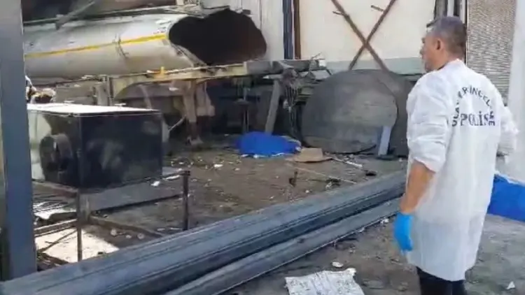 Li Entabê tankera sotemeniya teqiya: 2 kesan can da, 3 kes birîndar bûn