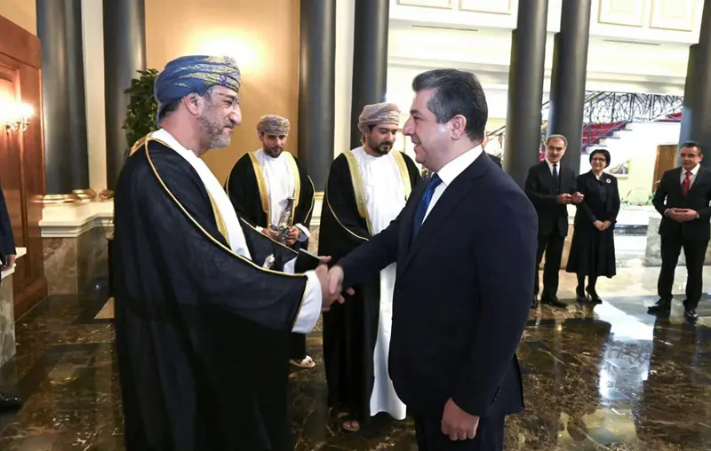 سەرۆکی حکوومەت پێشوازی له شاندێکی سەڵتەنەتی عوممان کرد