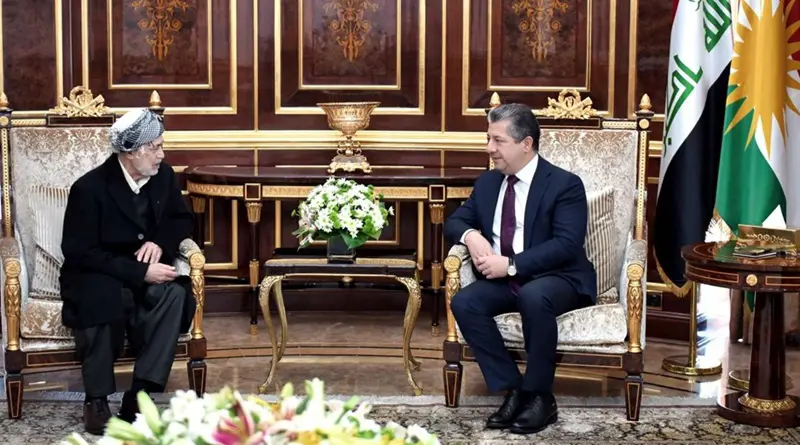 سەرۆکی حکوومەت پێشوازی لە شێخ مادح شێخ عوسمان نەقشبەندی کرد