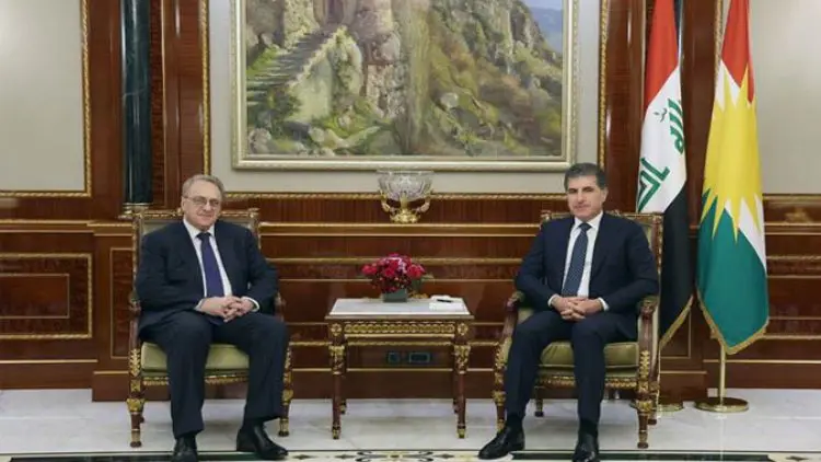 Neçirvan Barzani, Putin’in özel temsilcisi Bogdanov ile görüstü