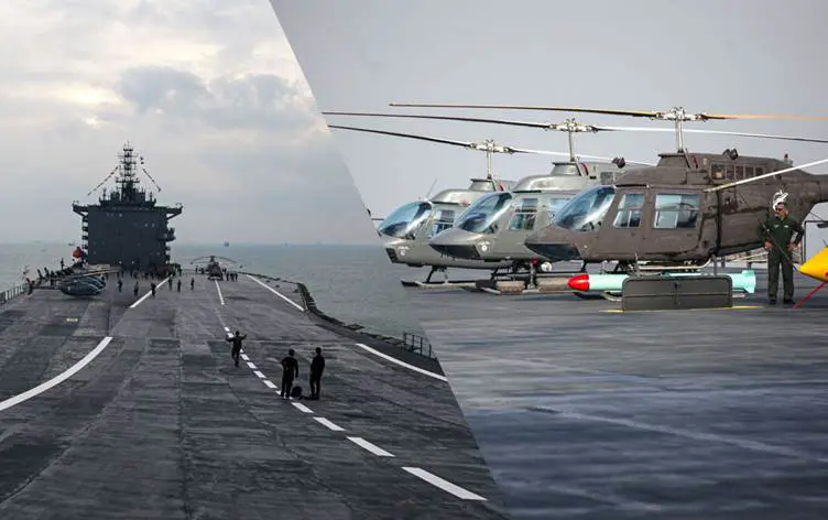 'O ülke' ilk IHA tasiyici savas gemisini tanitti