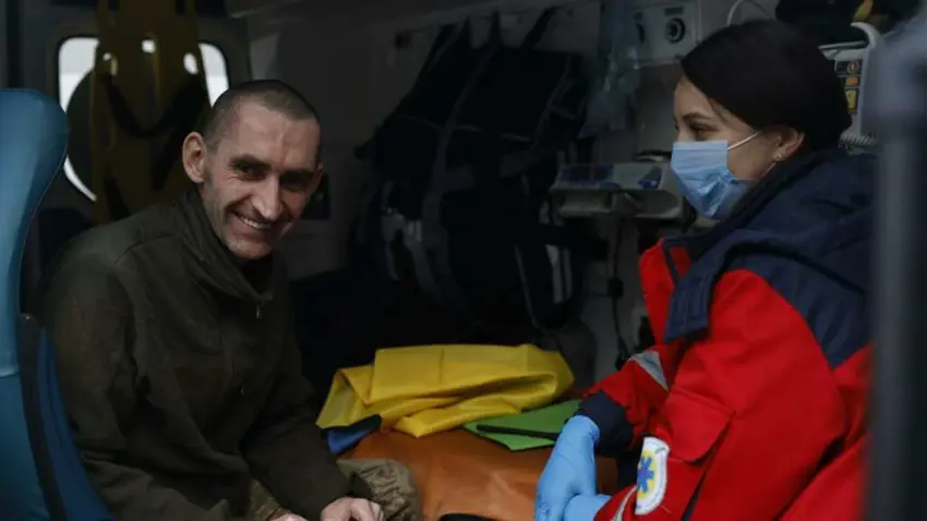 Rusya ve Ukrayna arasinda esir takasi